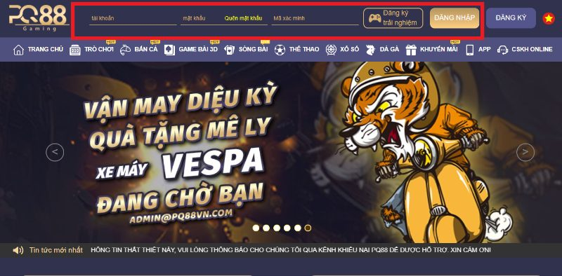 chơi Xổ số PQ88